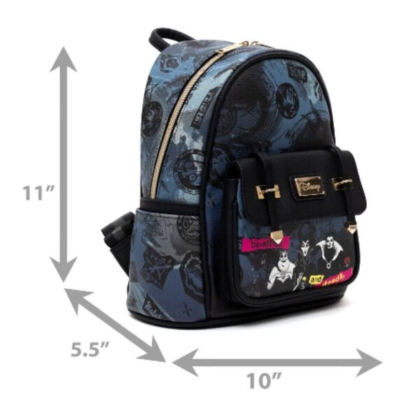 BNWT - WONDAPOP DISNEY VILLANS FAUX LEATHER BACKPACK main image 5